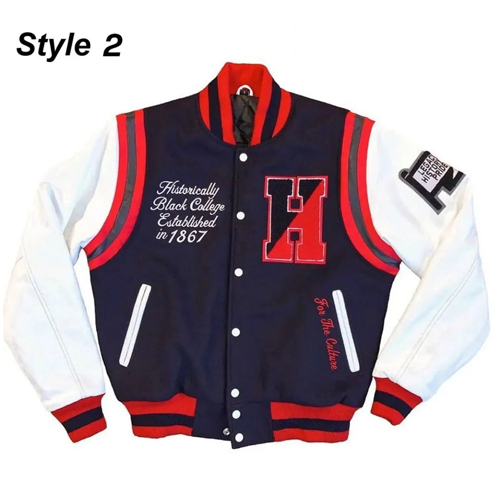 Howard University Motto Varsity Jacket