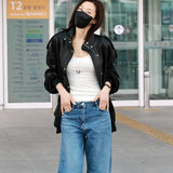 Airport Jun Ji Hyun Incheon Black Jacket