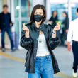 Airport Jun Ji Hyun Incheon Black Jacket
