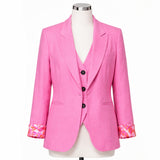 Ireland AM 2026 Muireann O’Connell Pink Blazer
