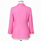 Ireland AM 2026 Muireann O’Connell Pink Blazer