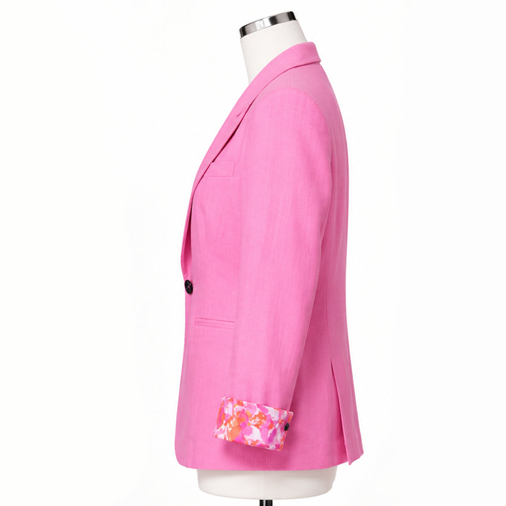 Ireland AM 2026 Muireann O’Connell Pink Blazer