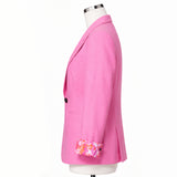 Ireland AM 2026 Muireann O’Connell Pink Blazer