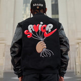 Jae Tips Savior Latest Black Varsity Jacket