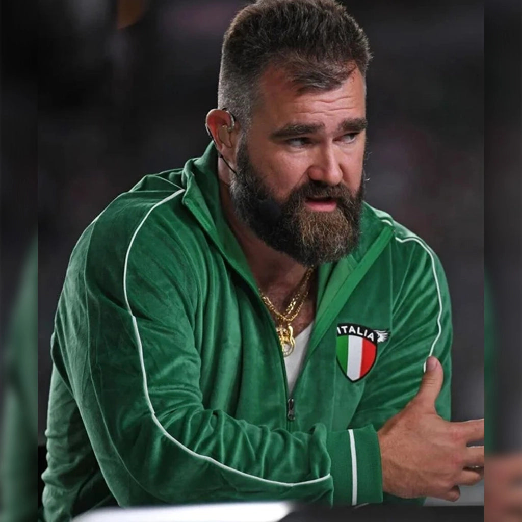 Jason Kelce Italia Green Tracksuit
