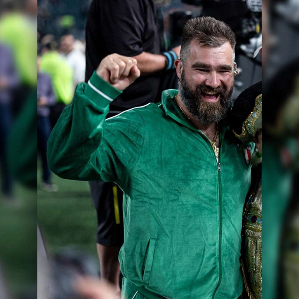 Jason Kelce Italia Green Tracksuit