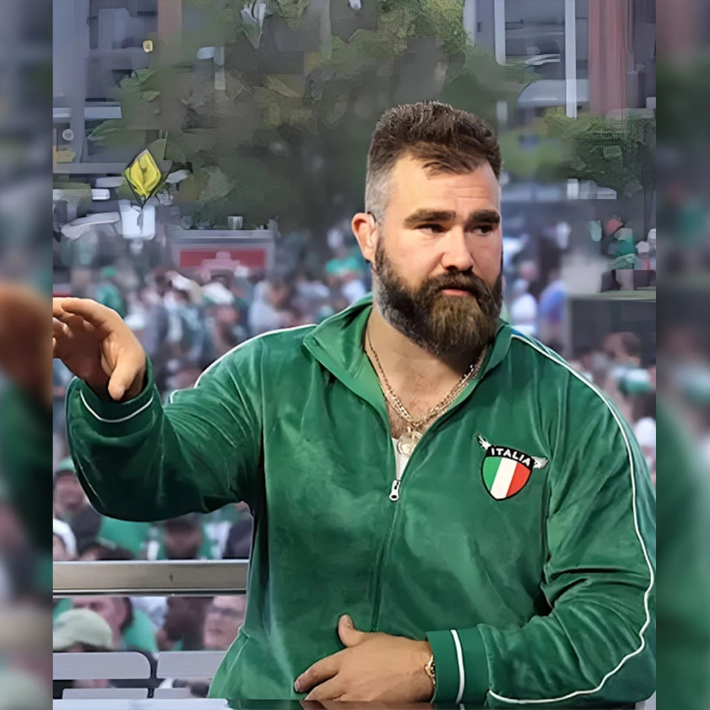 Jason Kelce Italia Green Tracksuit