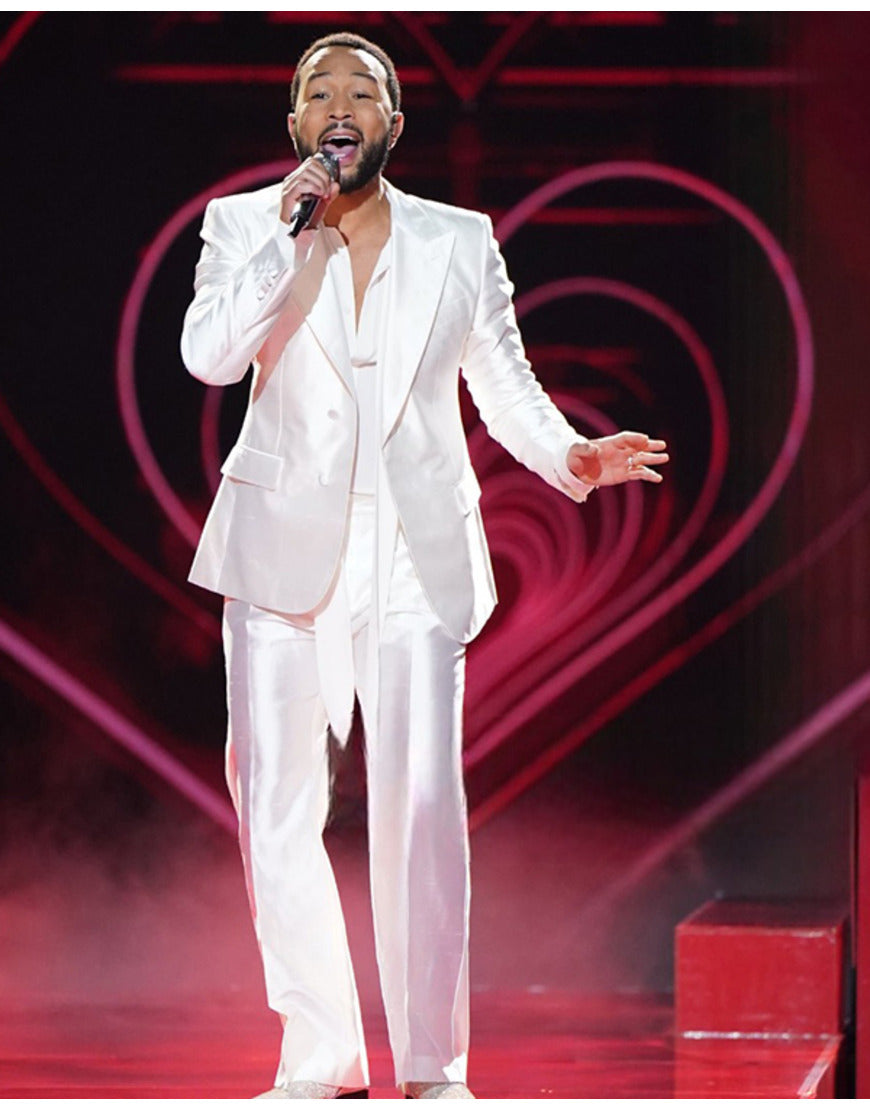 The Voice S25 John Legend White Suit