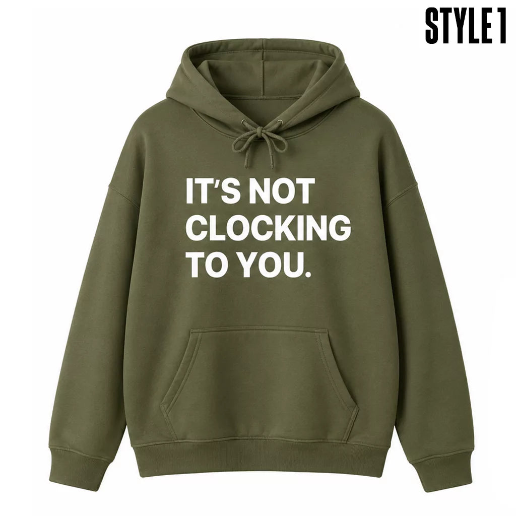 Coachella Justin Bieber It’s Not Clocking To You Hoodie