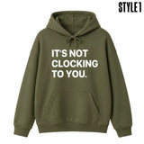 Coachella Justin Bieber It’s Not Clocking To You Hoodie
