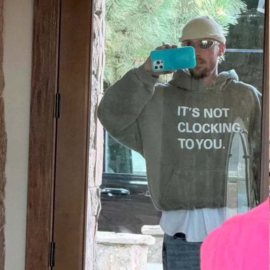 Coachella Justin Bieber It’s Not Clocking To You Hoodie