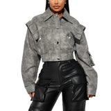 Keyla Richardson American Idol S24 Grey Jacket