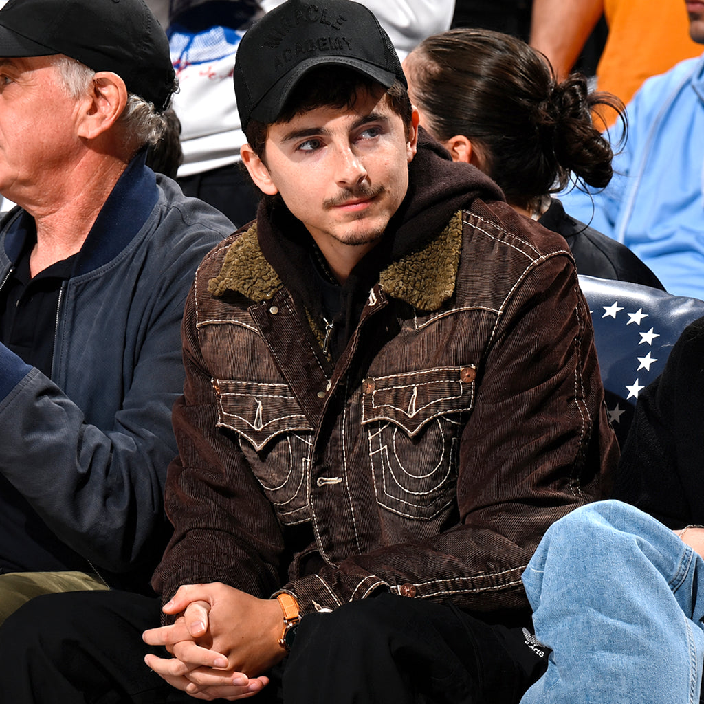 Philadelphia 76er Timothee Chalamet Brown Jacket