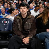 Philadelphia 76er Timothee Chalamet Brown Jacket