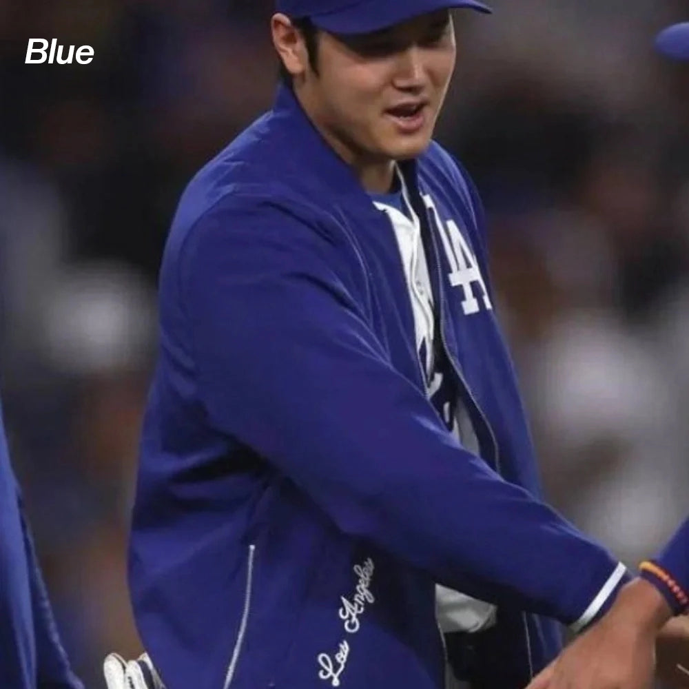 Los Angeles Dodgers Blue Bomber Jacket
