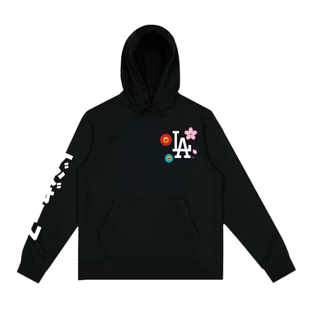 LA Dodgers Floral Black Hoodie
