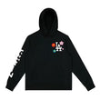 LA Dodgers Floral Black Hoodie