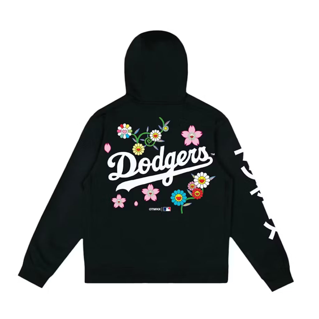 LA Dodgers Floral Black Hoodie