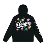 LA Dodgers Floral Black Hoodie