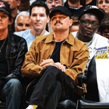LA Lakers Playoff Game Leonardo Dicaprio Brown Jacket