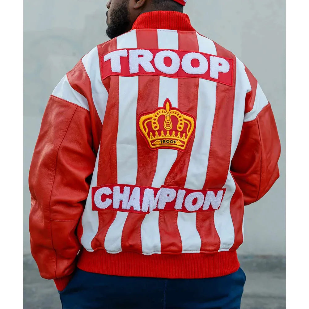 LL Cool J Troop Leather Jacket