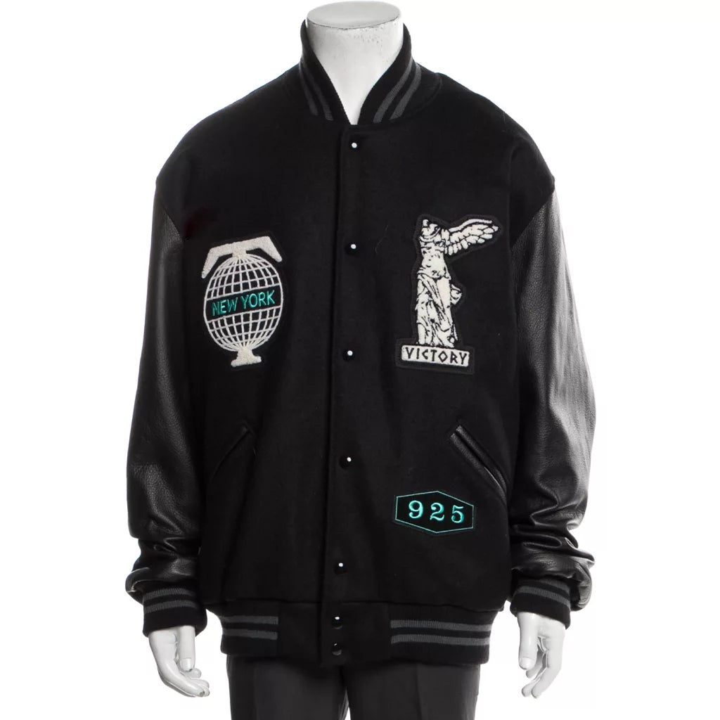 LeBron James Black Varsity Jacket