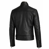 Modern Black Leather Jacket