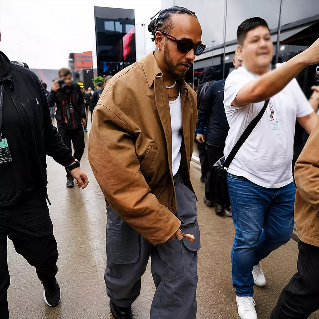 Lewis Hamilton British Grand Prix Brown Jacket