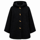 Liam Gallagher Black Hooded Coat