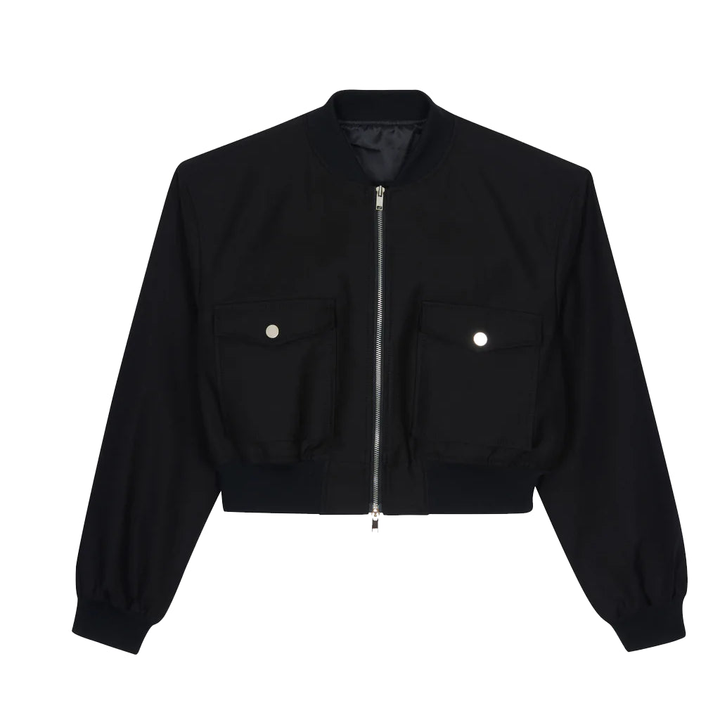 Los Angeles Lakers Game Jessica Alba Black Jacket