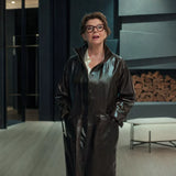 Lucky S01 Annette Bening Leather Coat