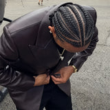 American Rapper Ludacris Leather Blazer