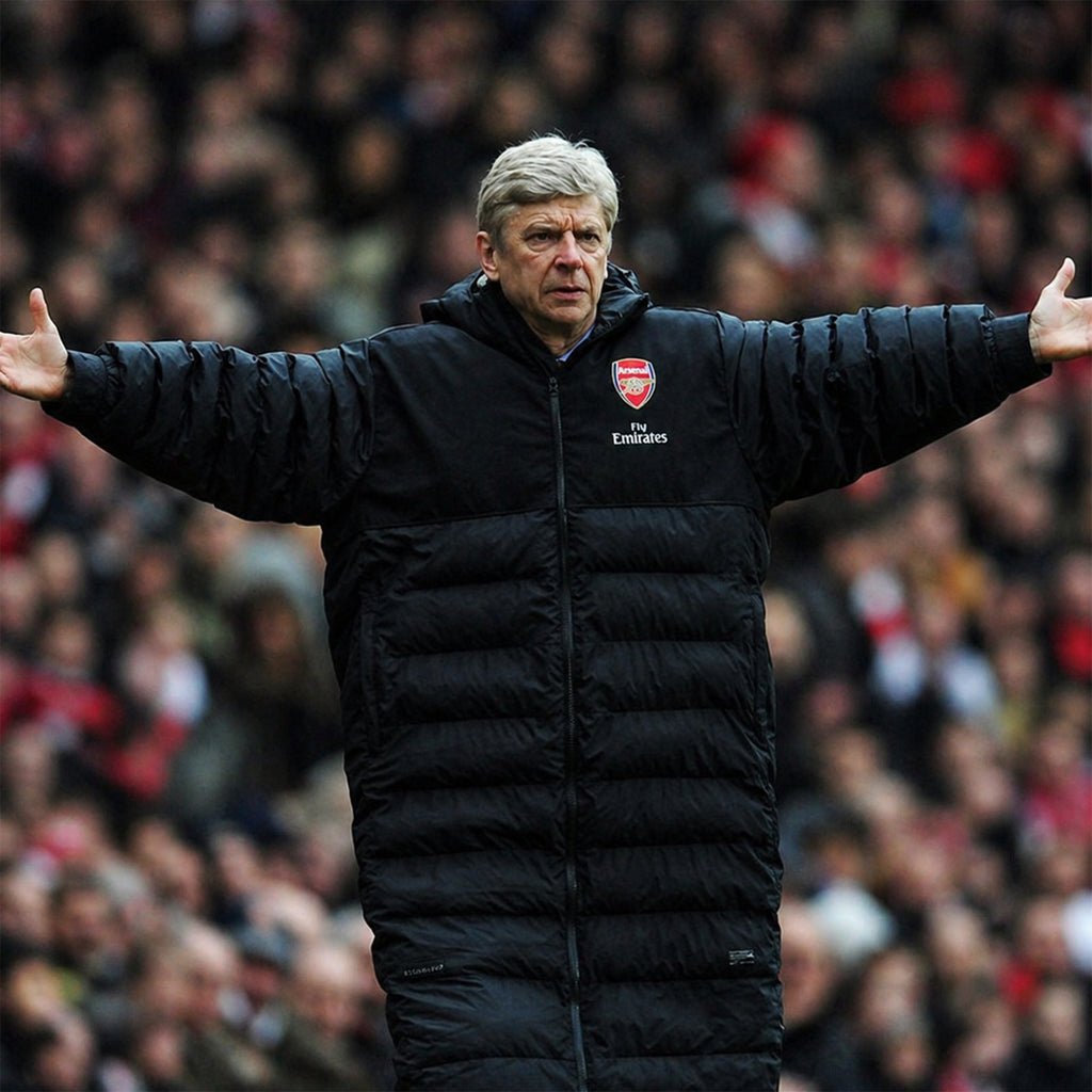 Team Manager Arsene Wenger Black Coat
