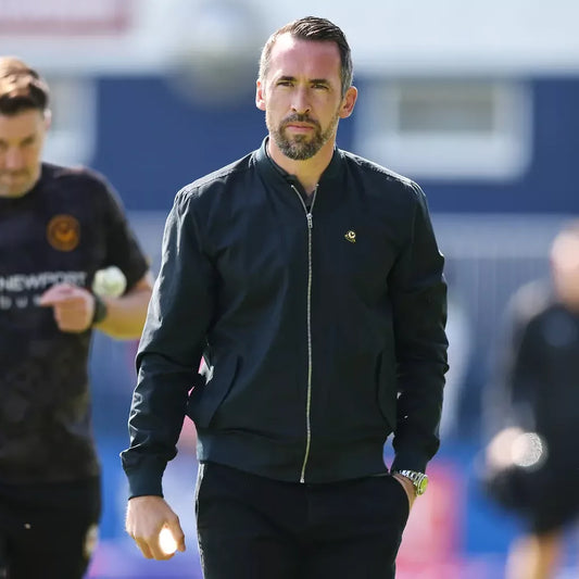 Christian Fuchs Newport County Black Jacket