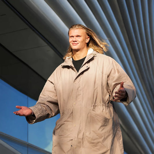 UK Manchester 2026 Erling Haaland Trench Coat