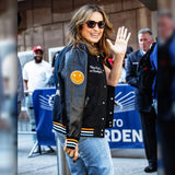 Mariska Hargitay Knicks Black Jacket