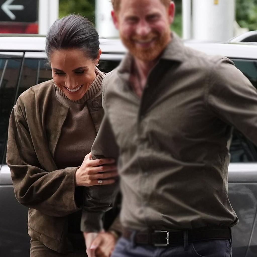 Markle Australia Visit Meghan Green Jacket