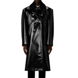 Met Gala 2026 Bill Skarsgård Leather Coat