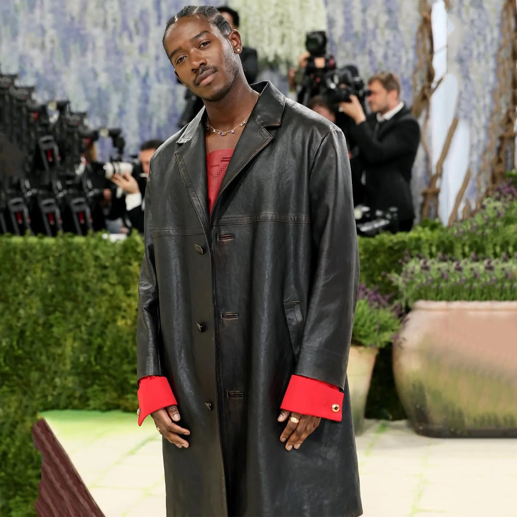 Met Gala Damson Black Coat