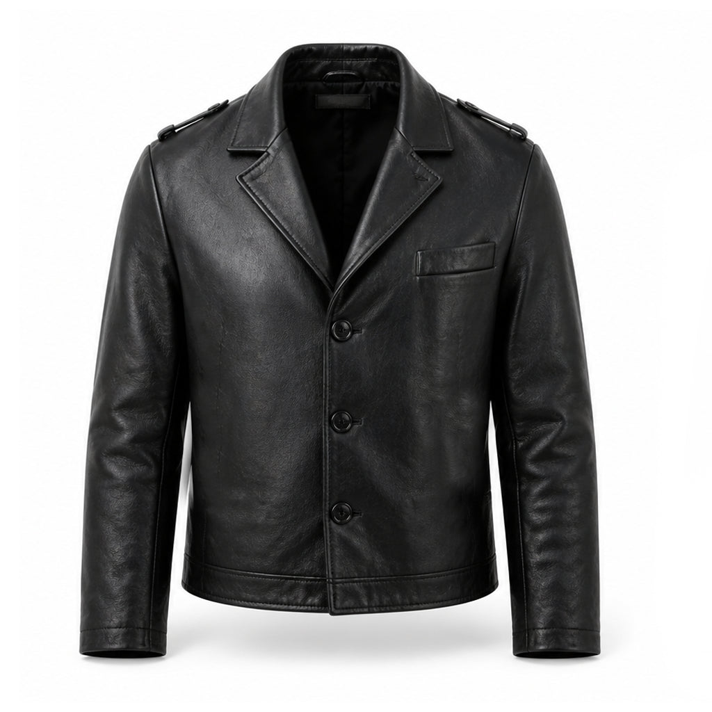Met Gala Nicholas Hoult Leather Jacket