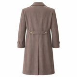 Kennedy S01 Michael Fassbender Brown Coat