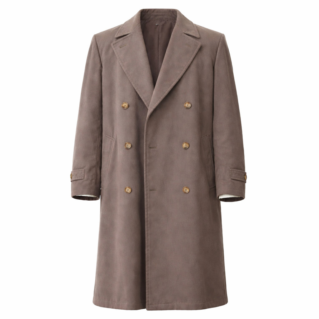 Kennedy S01 Michael Fassbender Brown Coat