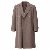 Kennedy S01 Michael Fassbender Brown Coat