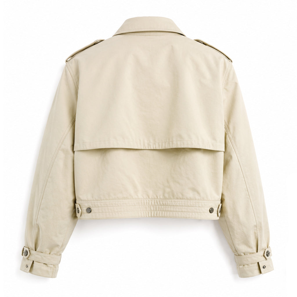 NYC Millie Bobby Brown Beige Jacket