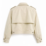 NYC Millie Bobby Brown Beige Jacket