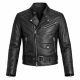 Modern Black Leather Jacket