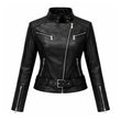 Motorcycle Quilted Leather Jacket