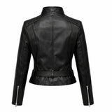 Motorcycle Quilted Leather Jacket