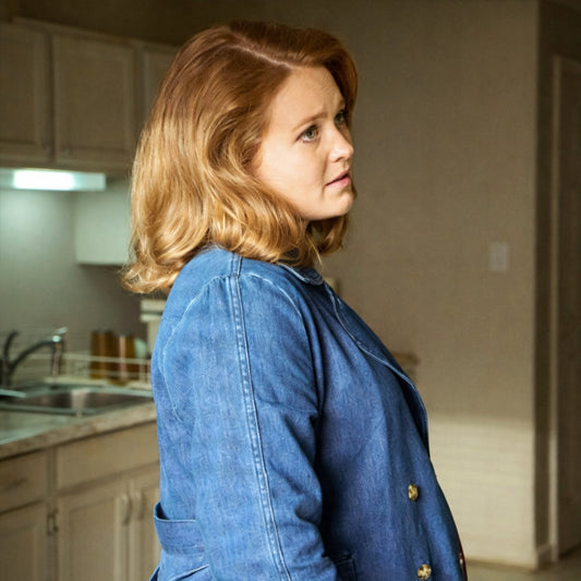 Kathleen Kenny NCIS Origins S02 Blue Denim Blazer