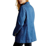 Kathleen Kenny NCIS Origins S02 Blue Denim Blazer